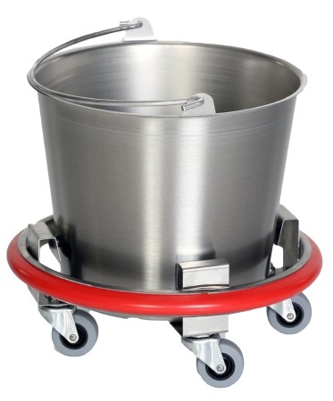 (NEW)Whittemore  Stainless Steel Kick Bucket - Stand And Bowl
