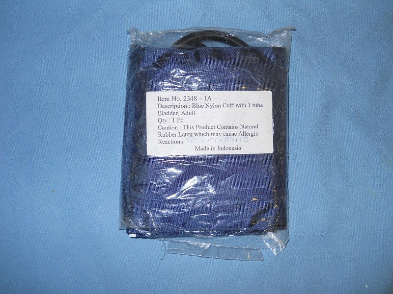 -2348-1a- Blue Nyl Adult 1-tube Cuff