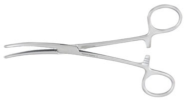 ROCHESTER-PEAN FORCEPS, 10.25in (26cm),
CURVED
