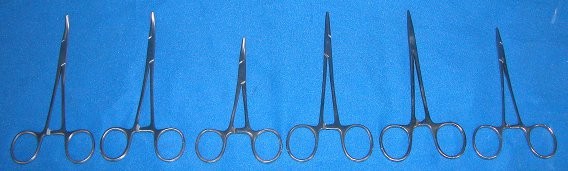 picture of mosquito forceps curved-straight