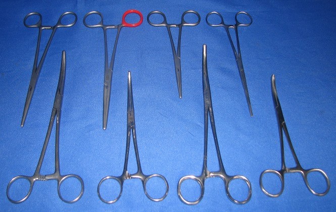 Rochester Pean Forceps, Curved and Straight