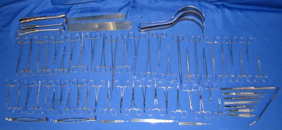 picture of major instrument set tray in-