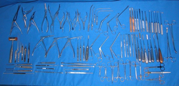 picture of basic nasal instrument set: