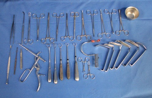 Tonsil Instrument Tray: