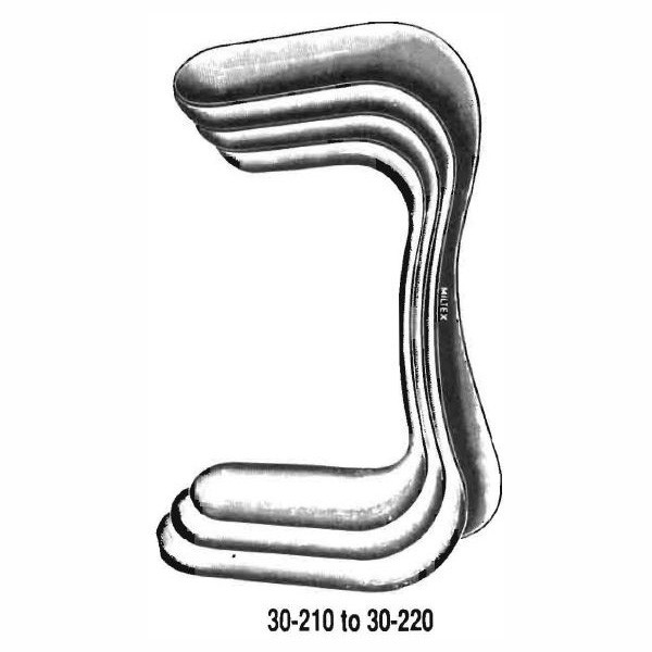 SIMS VAGINAL SPECULUM, DOUBLE END, LARGE1 3/8IN X 3.5IN AND 1.5IN X 4IN