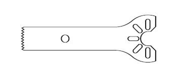 KM3-125 Oscillating-sagittal Saw Blade -thin-