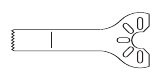 ORB-KM33-414 Oscillating-sagittal Saw Blade -thick-