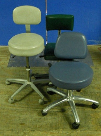 Used Pneumatic Stool, No Back Or Footrest