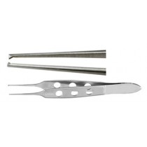 Bishop-Harmon Micro Tissue Forceps (New), 3.5in (8.9cm), Delicate 0.5mm Wide, 1x2 Teeth