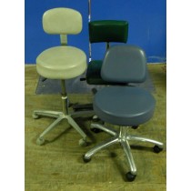 Small Used Pneumatic Stool, No Back Or Footrest