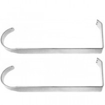 HIBBS RETRACTORS, 9.25in, SET OF TWO, 0.75in (1.9cm) WIDE x 2.25in (5.72cm) DEEP BLADES