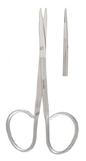 Strabismus Scissors (New), 4.25in (10.8cm), Straight, Ribbon-Type