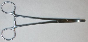 picture of heaney forceps 8 inch straight