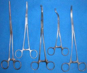 picture of debakey forcep - clamp 