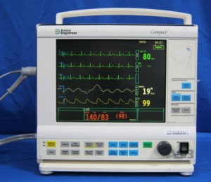 picture of datex as-3 compact patient monitor