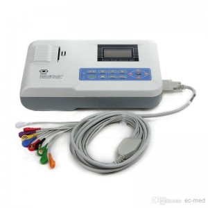 New Whittemore Portable one-channel 12-lead EKG electrocardiograph+ Printer